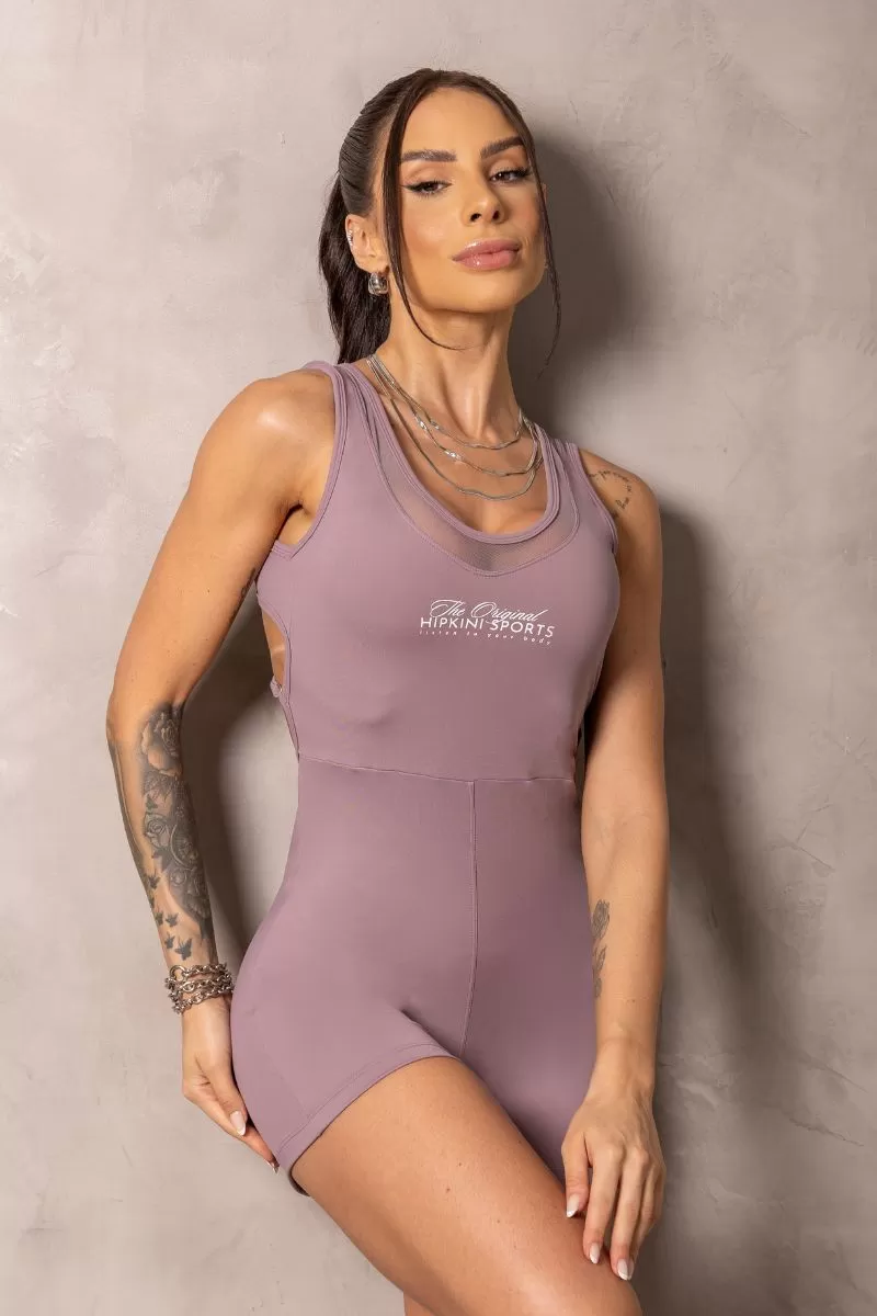 Hipkini - Sunrise Old Rose Romper with tulle - 33331018