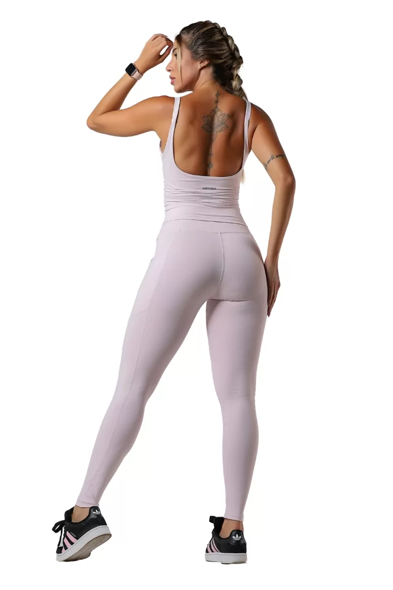 Garotafit - Pink Candy Blossom Pants - FUS487DC