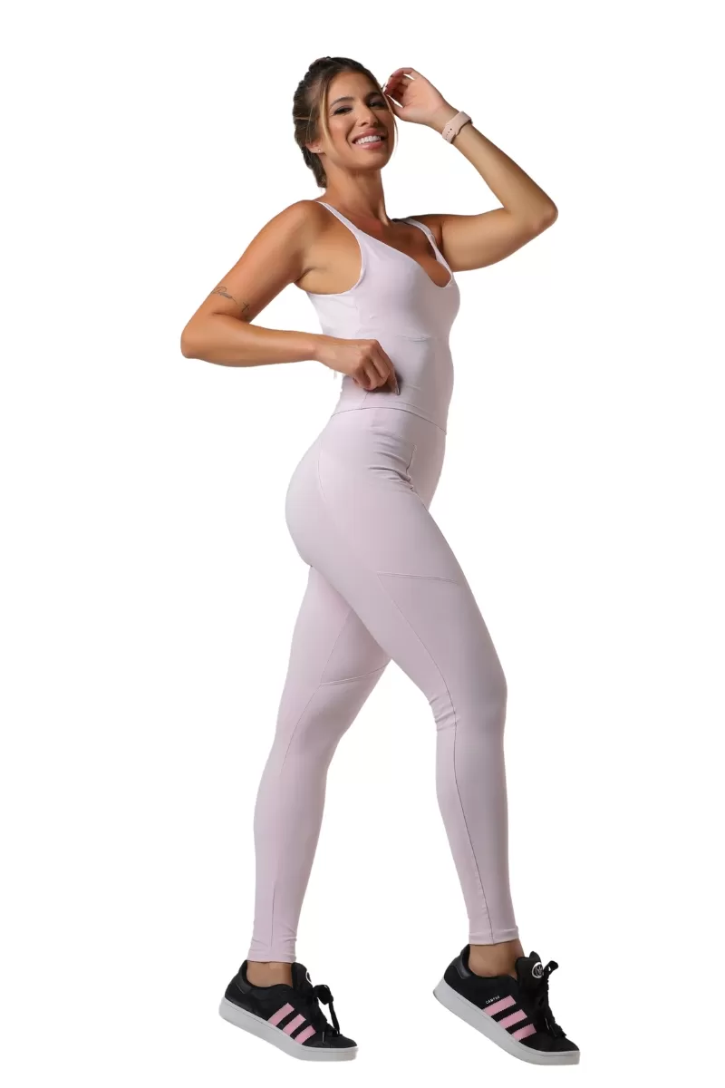 Garotafit - Pink Candy Blossom Pants - FUS487DC