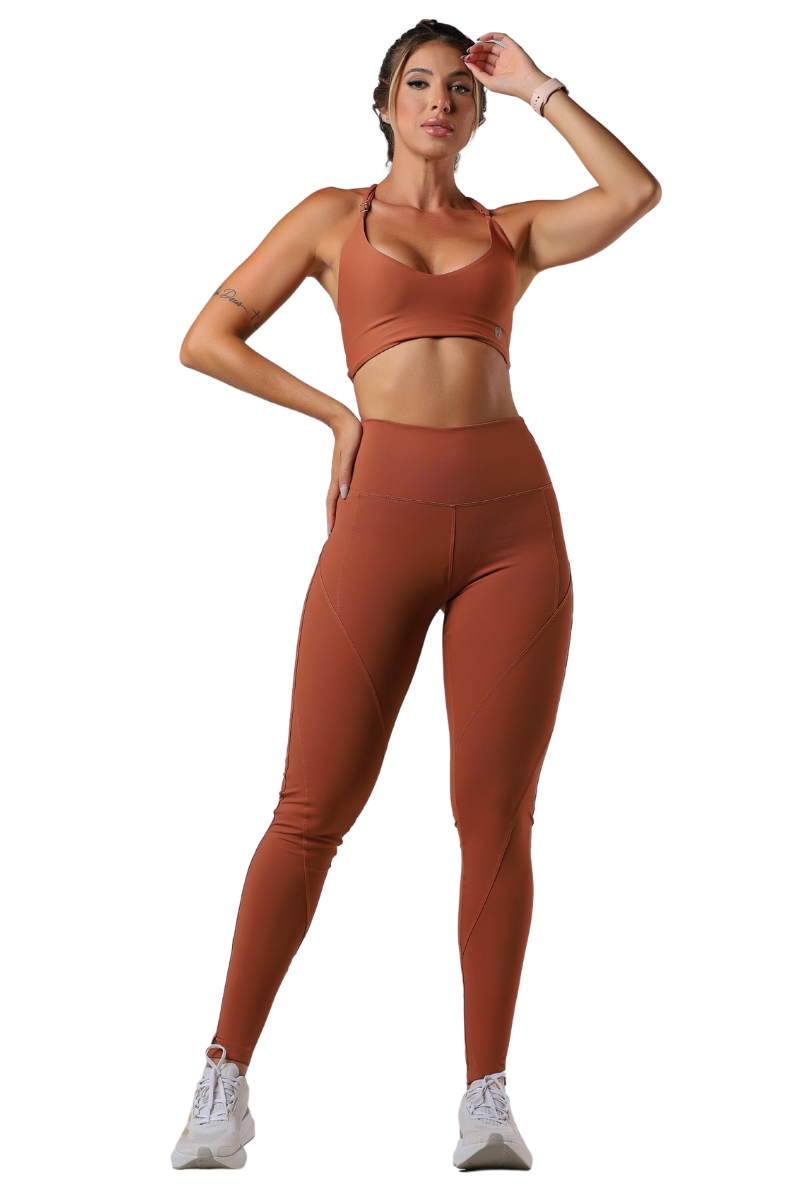 Garotafit - Peppy Hazelnut Pants - FUS489NA Garotafit - Peppy Hazelnut Pants - FUS489NA