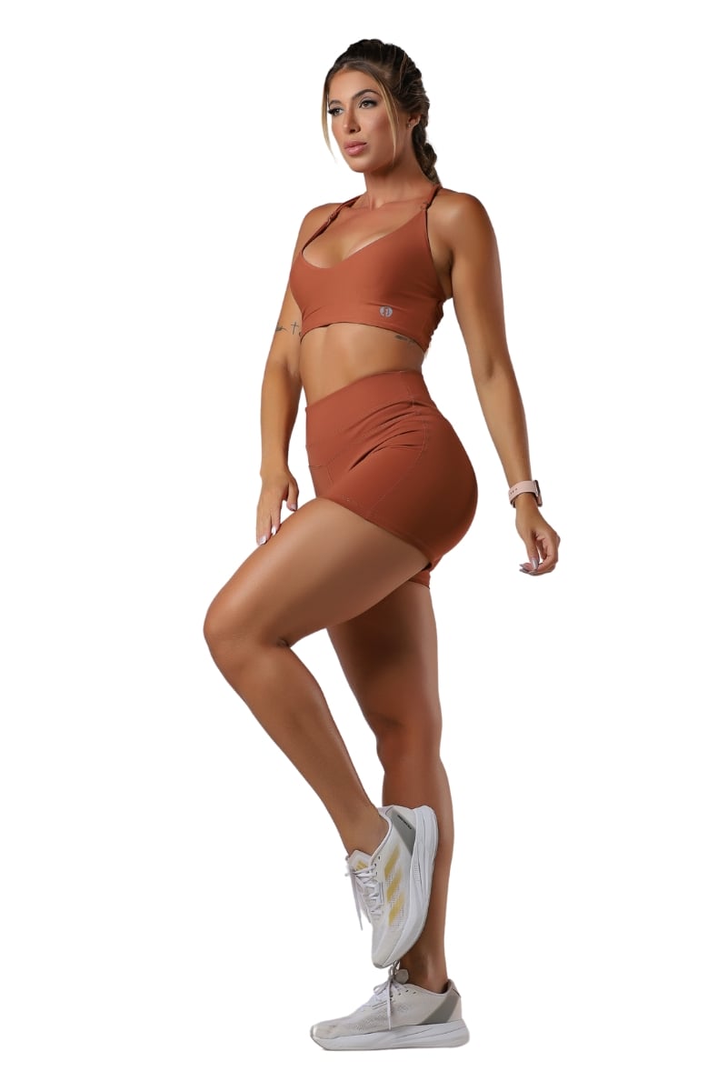 Garotafit - Peppy Hazelnut Shorts - SH547NA Garotafit - Peppy Hazelnut Shorts - SH547NA