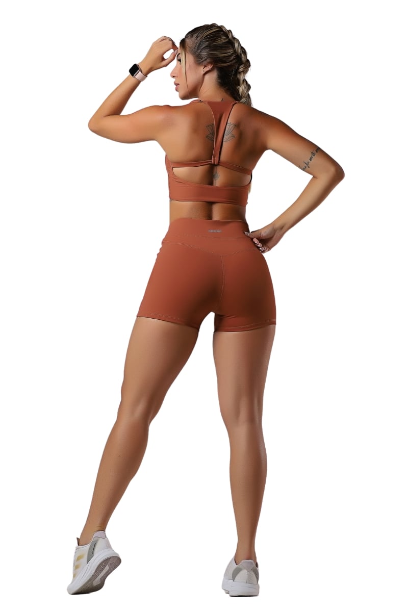 Garotafit - Peppy Hazelnut Shorts - SH547NA Garotafit - Peppy Hazelnut Shorts - SH547NA