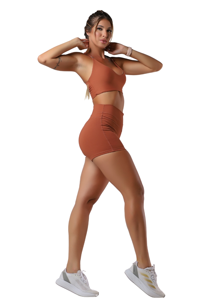 Garotafit - Peppy Hazelnut Shorts - SH547NA Garotafit - Peppy Hazelnut Shorts - SH547NA