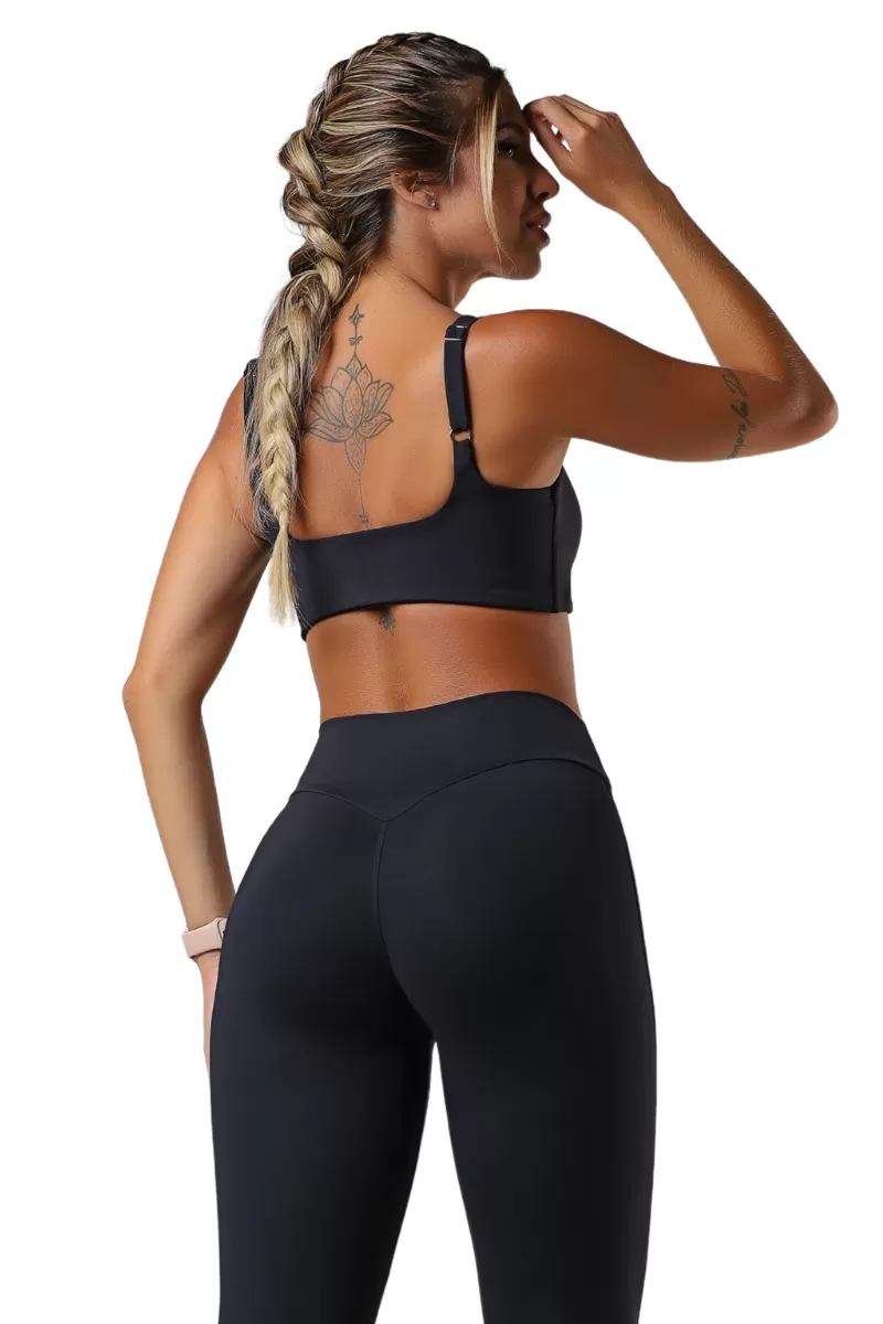 Garotafit - Black Blessed Top - TOB107A