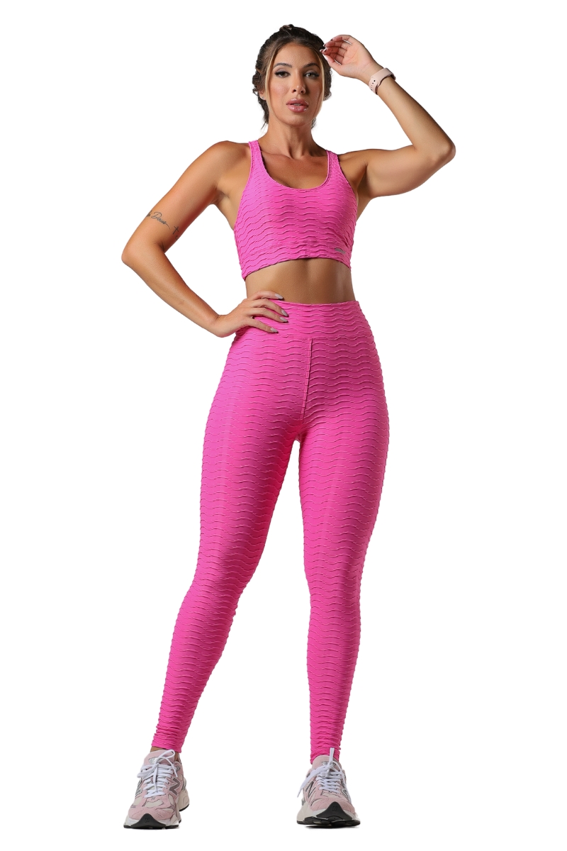 Garotafit - Genovesi Pink Set - FCS313DP