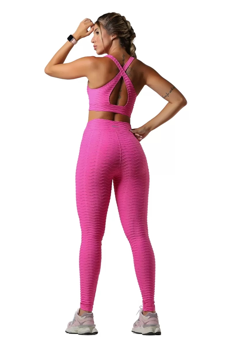 Garotafit - Genovesi Pink Set - FCS313DP