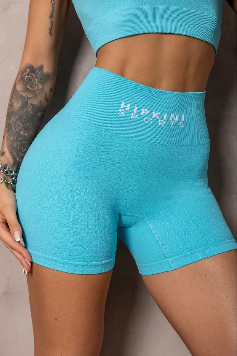 Hipkini - Seamless Sunrise Blue Shorts - 33331191