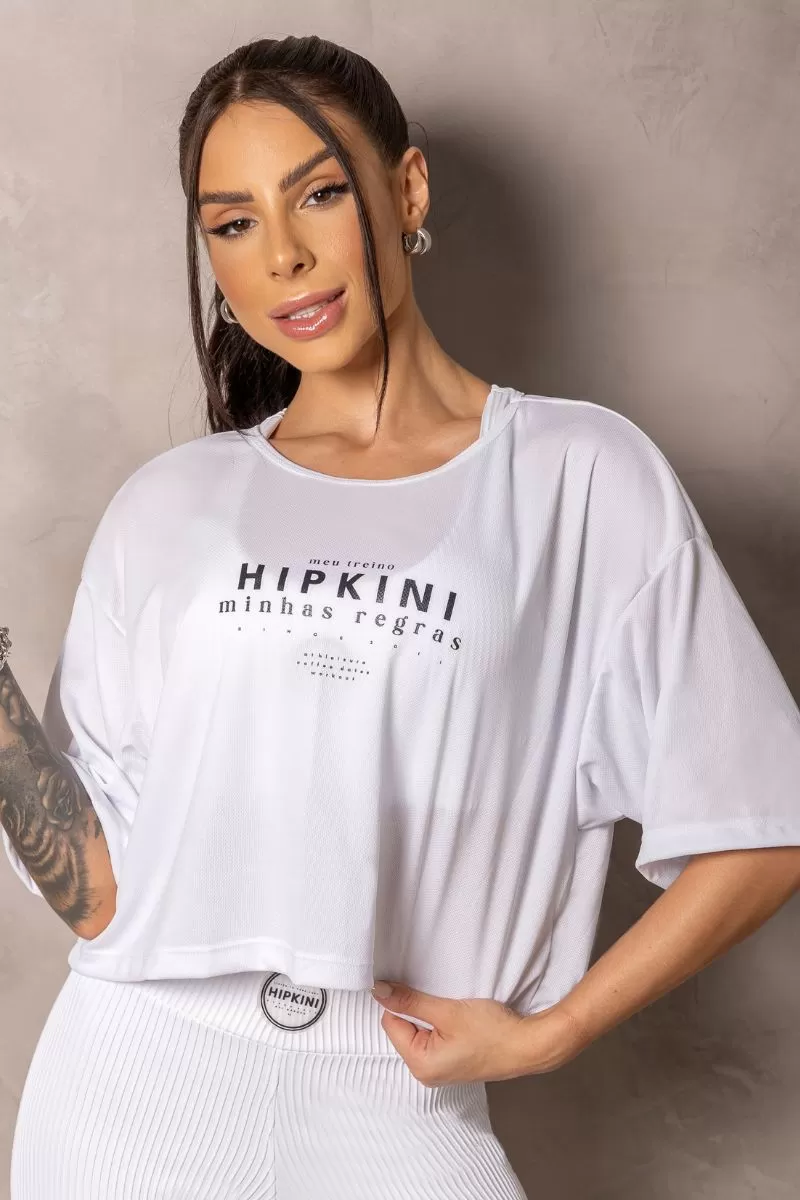 Hipkini - Cropped Sunrise White with silk - 33331238