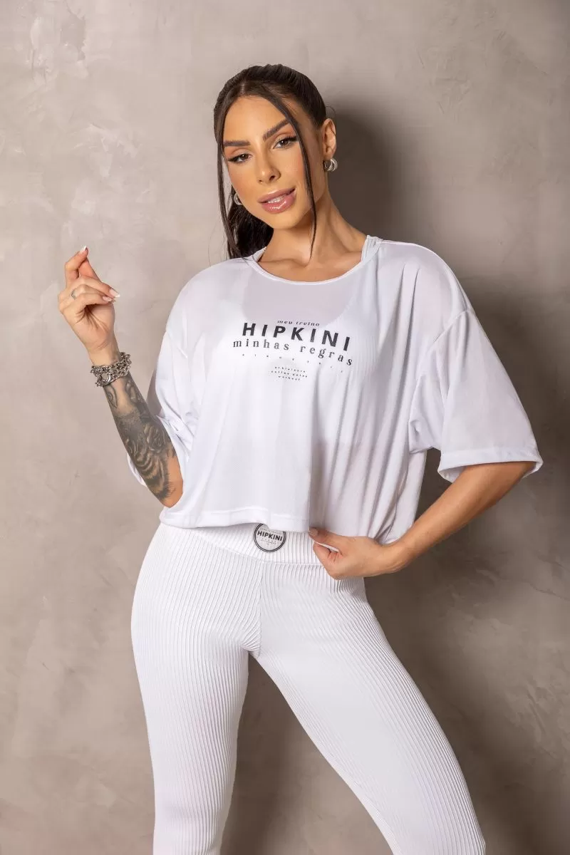 Hipkini - Cropped Sunrise White with silk - 33331238