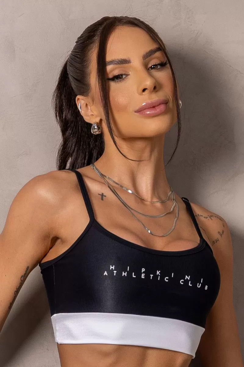 Hipkini - Sunrise Black & White Top with silk - 33331014