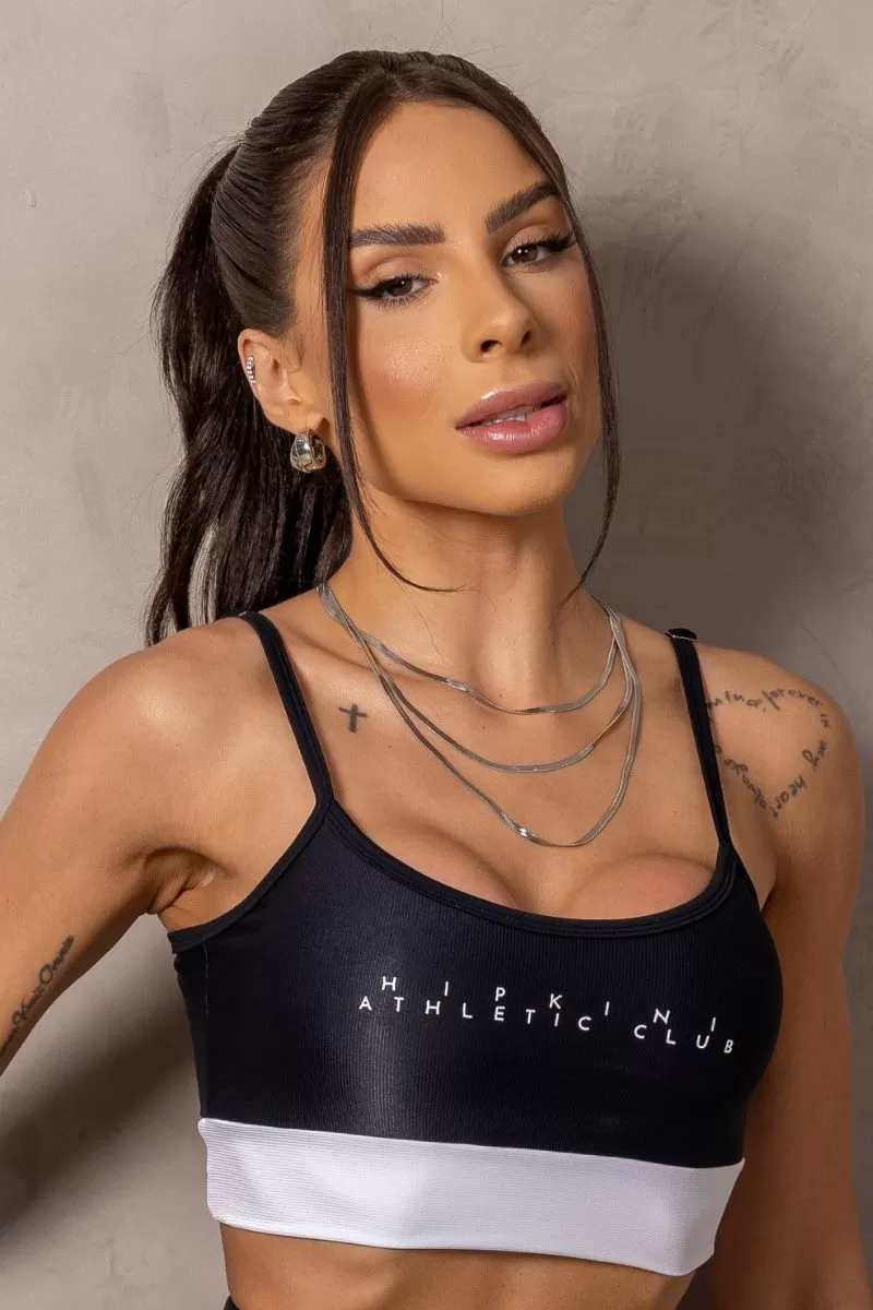 Hipkini - Sunrise Black & White Top with silk - 33331014 Hipkini - Sunrise Black & White Top with silk - 33331014