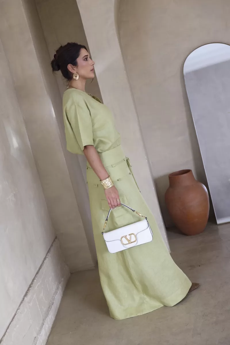 Hidrogênio - GRASS LINEN T-SHIRT - 20400400 Hidrogênio - GRASS LINEN T-SHIRT - 20400400