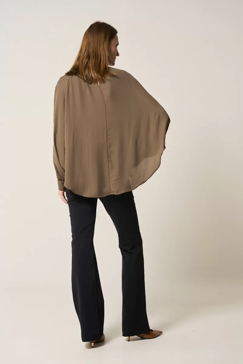 Hidrogênio - DARK GREEN BAT SLEEVE BLOUSE - 20288493 Hidrogênio - DARK GREEN BAT SLEEVE BLOUSE - 20288493