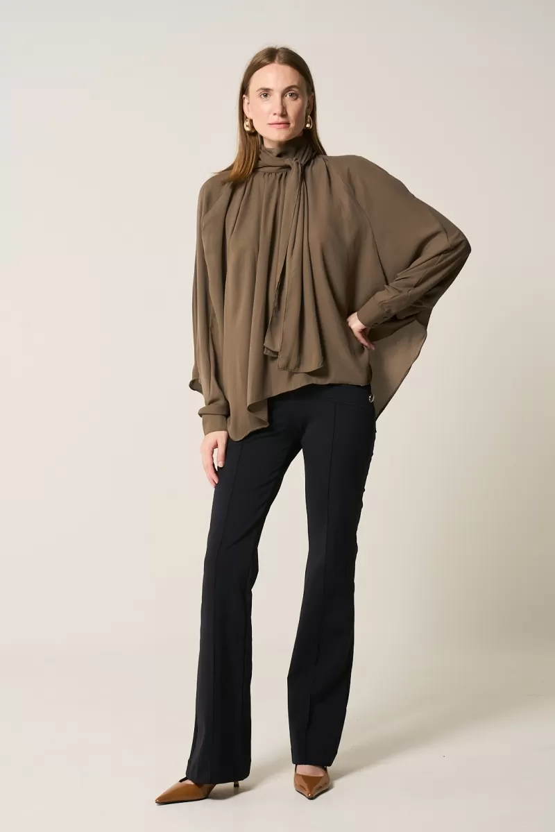 Hidrogênio - DARK GREEN BAT SLEEVE BLOUSE - 20288493 Hidrogênio - DARK GREEN BAT SLEEVE BLOUSE - 20288493