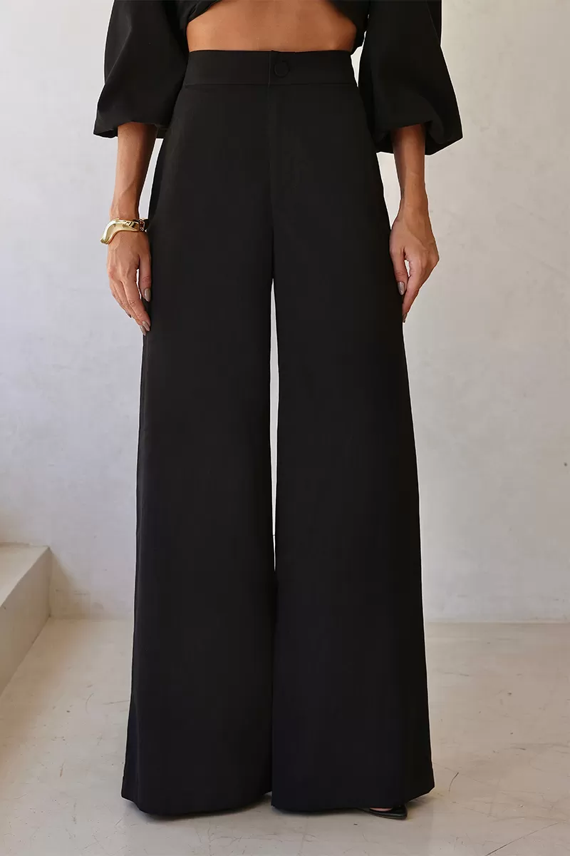Dot Clothing - Loreta Dot Clothing Shirt and Pants Set Black - 2688PRETO Dot Clothing - Loreta Dot Clothing Shirt and Pants Set Black - 2688PRETO