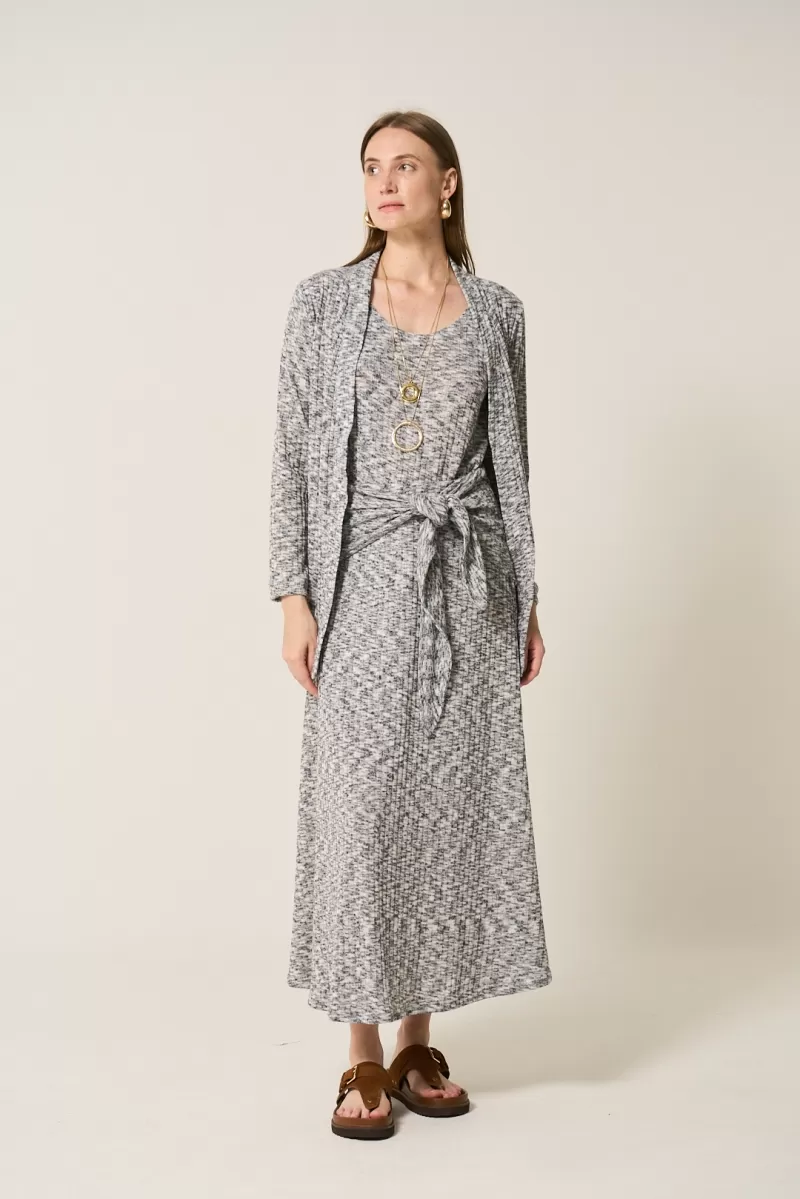 Hidrogênio - GODDESS SKIRT WITH BELT TO TIE GRAY - 20389030 Hidrogênio - GODDESS SKIRT WITH BELT TO TIE GRAY - 20389030