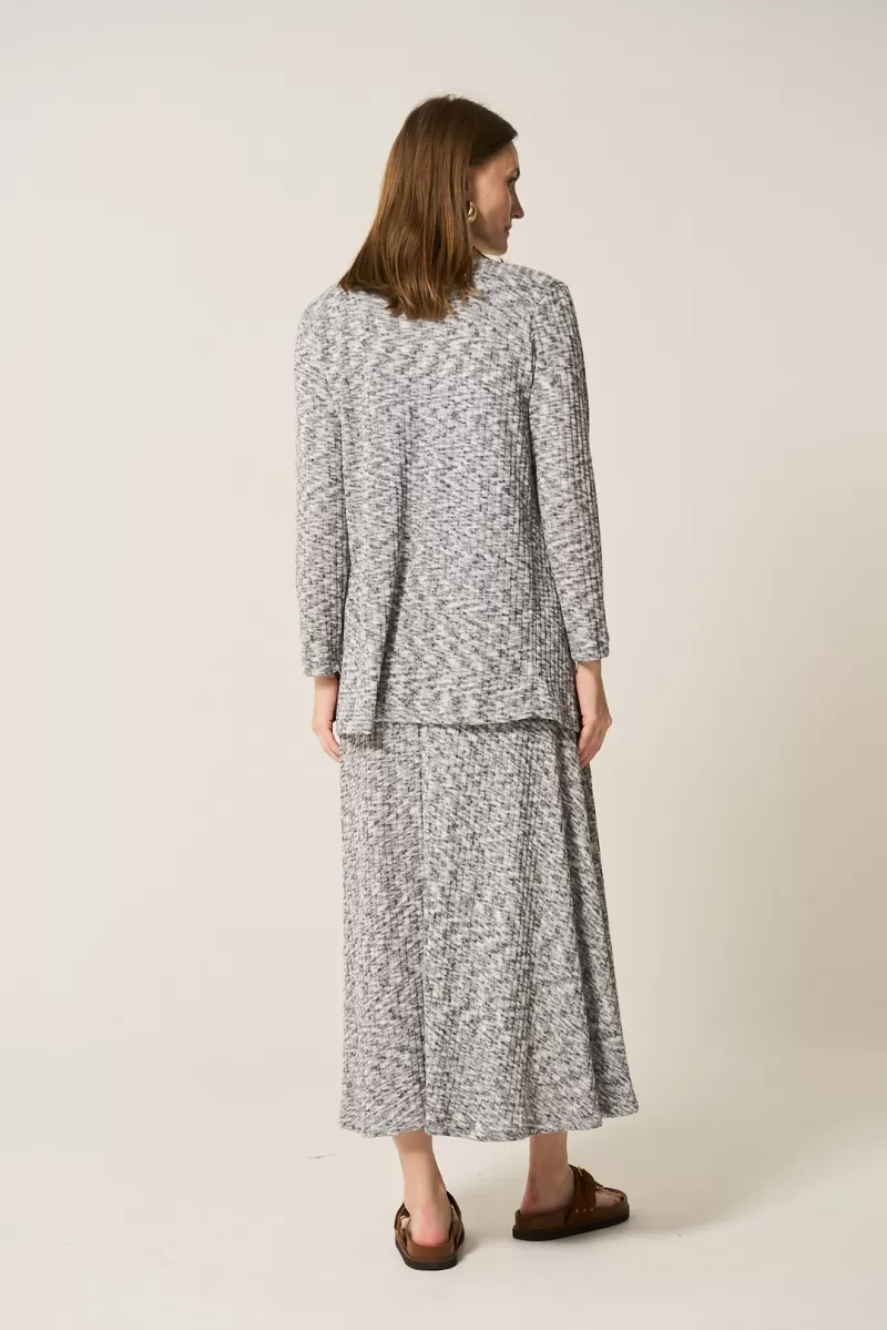 Hidrogênio - GODDESS SKIRT WITH BELT TO TIE GRAY - 20389030 Hidrogênio - GODDESS SKIRT WITH BELT TO TIE GRAY - 20389030