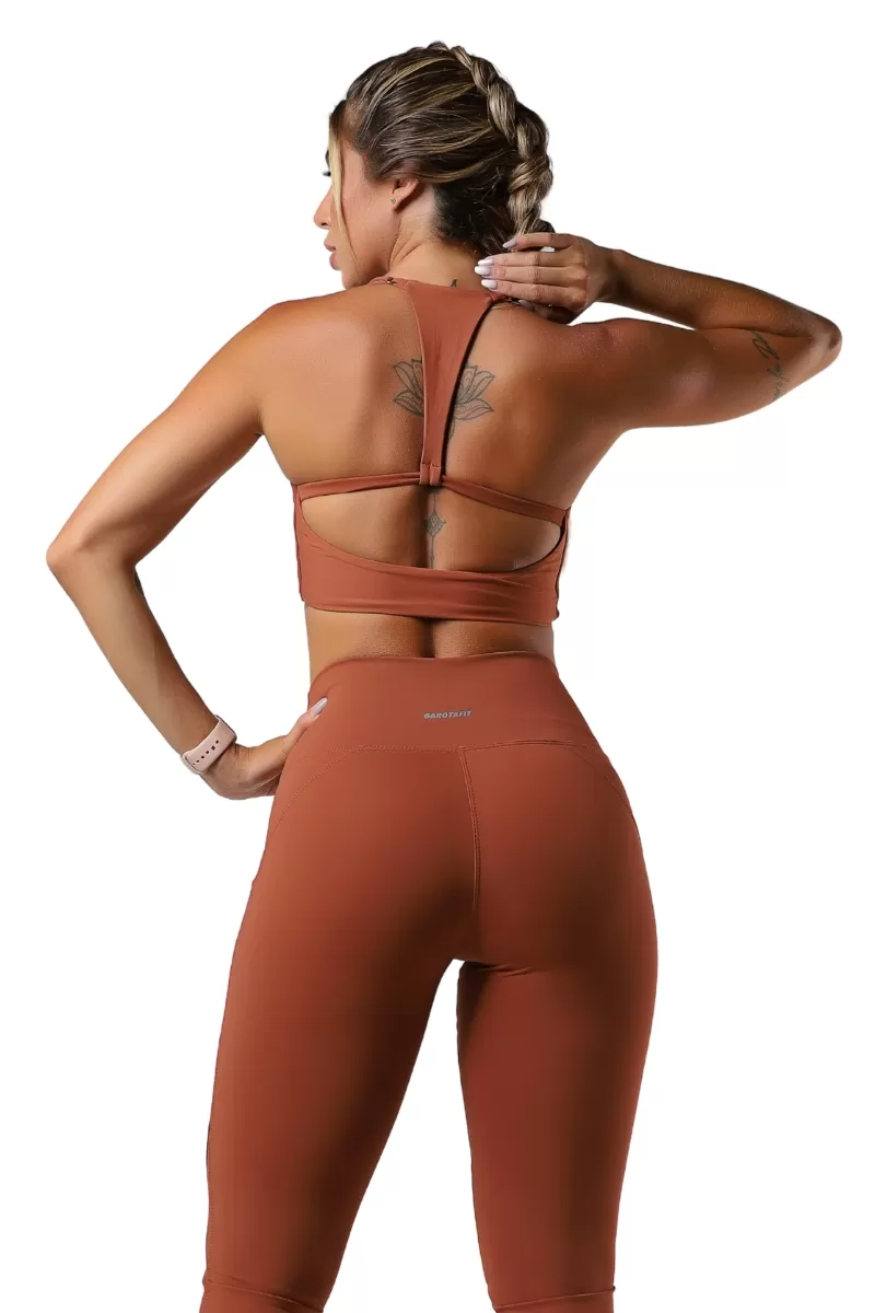 Garotafit - Peppy Hazelnut Top - TOB109NA