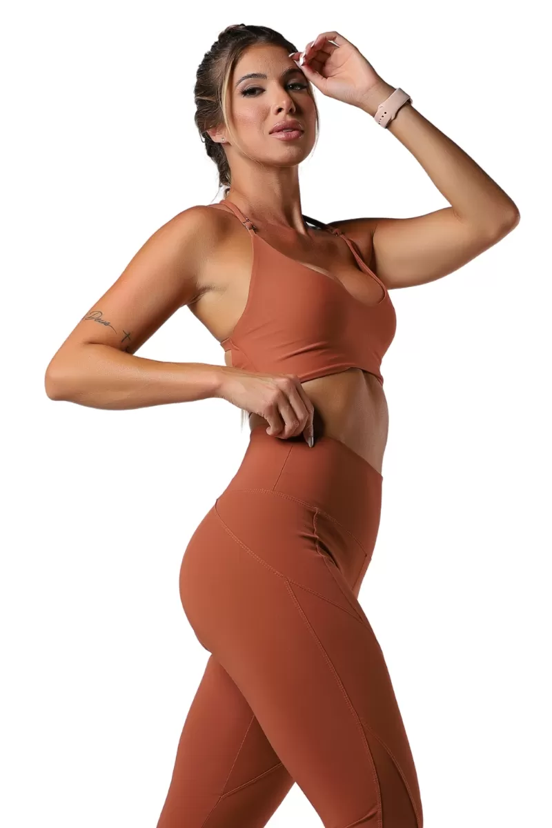 Garotafit - Peppy Hazelnut Top - TOB109NA