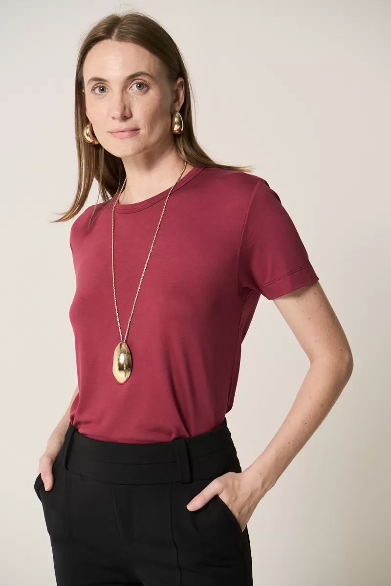 Hidrogênio - BROWN KNITTED T-SHIRT - 20371097 Hidrogênio - BROWN KNITTED T-SHIRT - 20371097