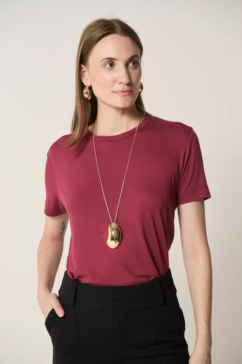 Hidrogênio - BROWN KNITTED T-SHIRT - 20371097 Hidrogênio - BROWN KNITTED T-SHIRT - 20371097