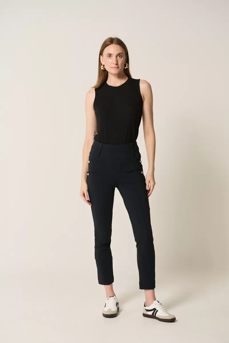 Hidrogênio - BLACK CREWNECK TANK TOP - 20380001 Hidrogênio - BLACK CREWNECK TANK TOP - 20380001