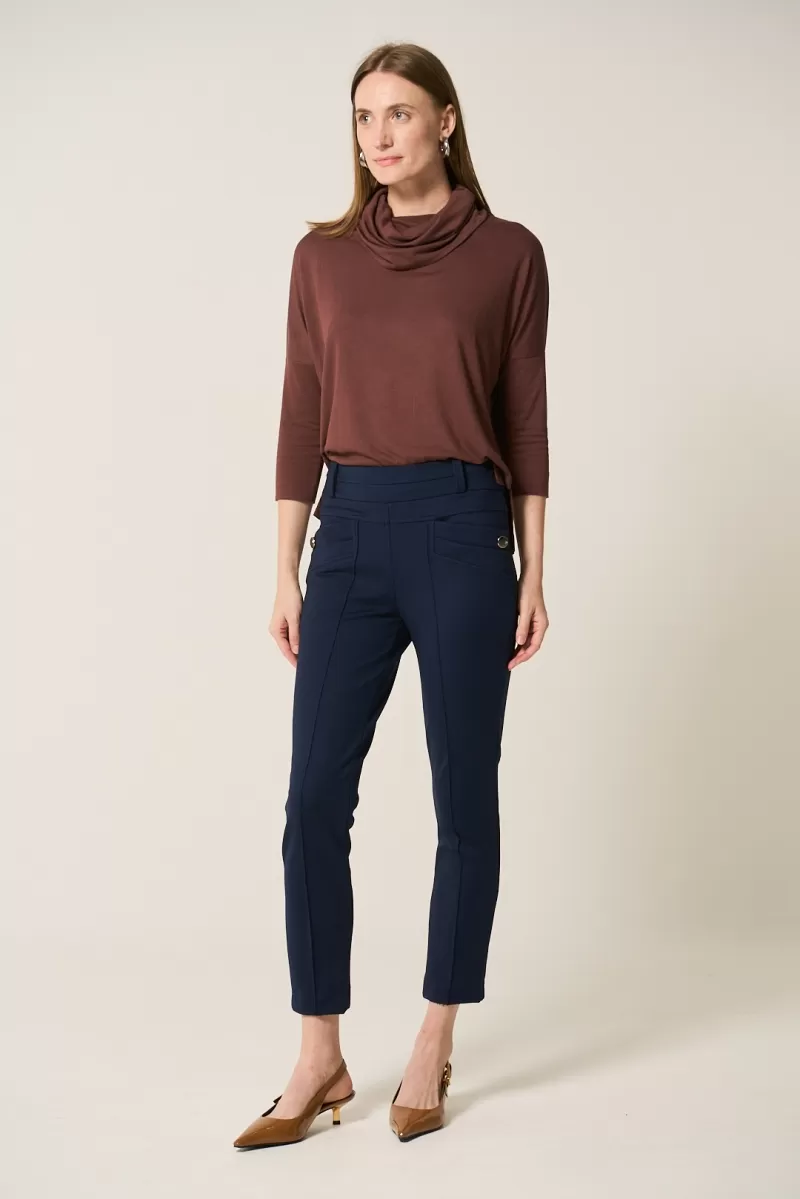 Hidrogênio - SQUARE BLOUSE WITH NUTELLA BOBA COLLAR - 20336276 Hidrogênio - SQUARE BLOUSE WITH NUTELLA BOBA COLLAR - 20336276