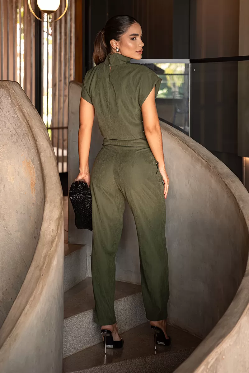 Dot Clothing - Set Dot Clothing Shirt and Pants Eyelets Green - 2668VERDE Dot Clothing - Set Dot Clothing Shirt and Pants Eyelets Green - 2668VERDE