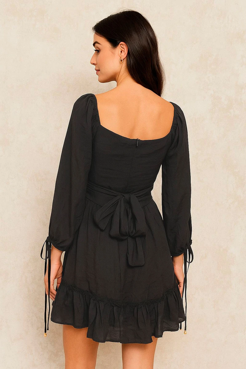 Oxigênio - Oxygen Workout Wheeldo Dress Long Sleeve Black - 2131160PRE Oxigênio - Oxygen Workout Wheeldo Dress Long Sleeve Black - 2131160PRE