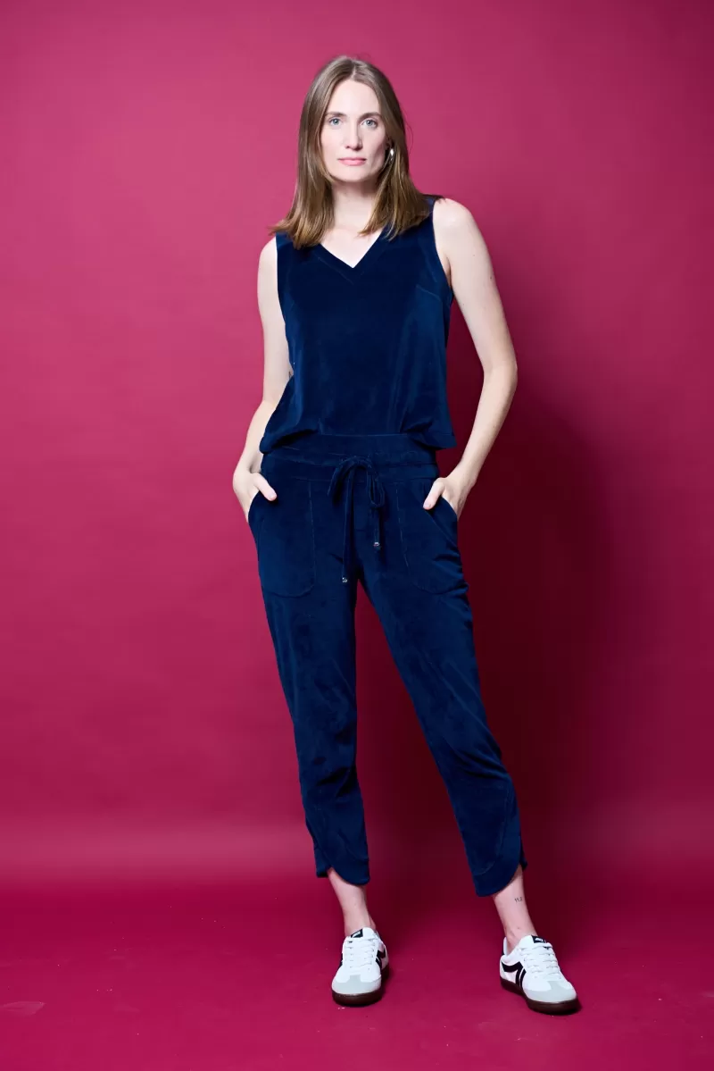 Hidrogênio - NAVY AMELIA OVERSIZED JOGGER PANTS - 20370004 Hidrogênio - NAVY AMELIA OVERSIZED JOGGER PANTS - 20370004
