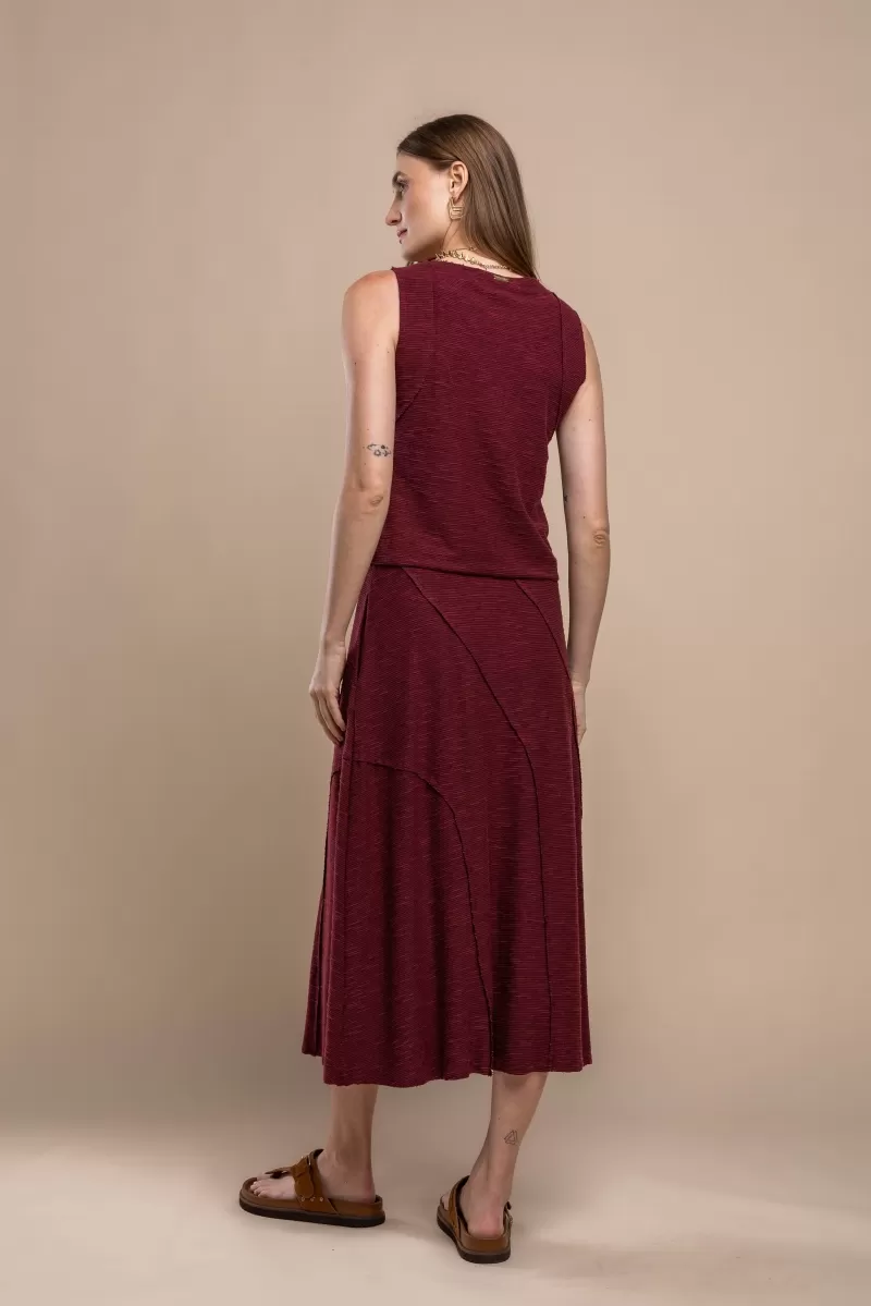 Hidrogênio - MIDI SKIRT WITH EDGED CUTOUTS - 20412097 Hidrogênio - MIDI SKIRT WITH EDGED CUTOUTS - 20412097