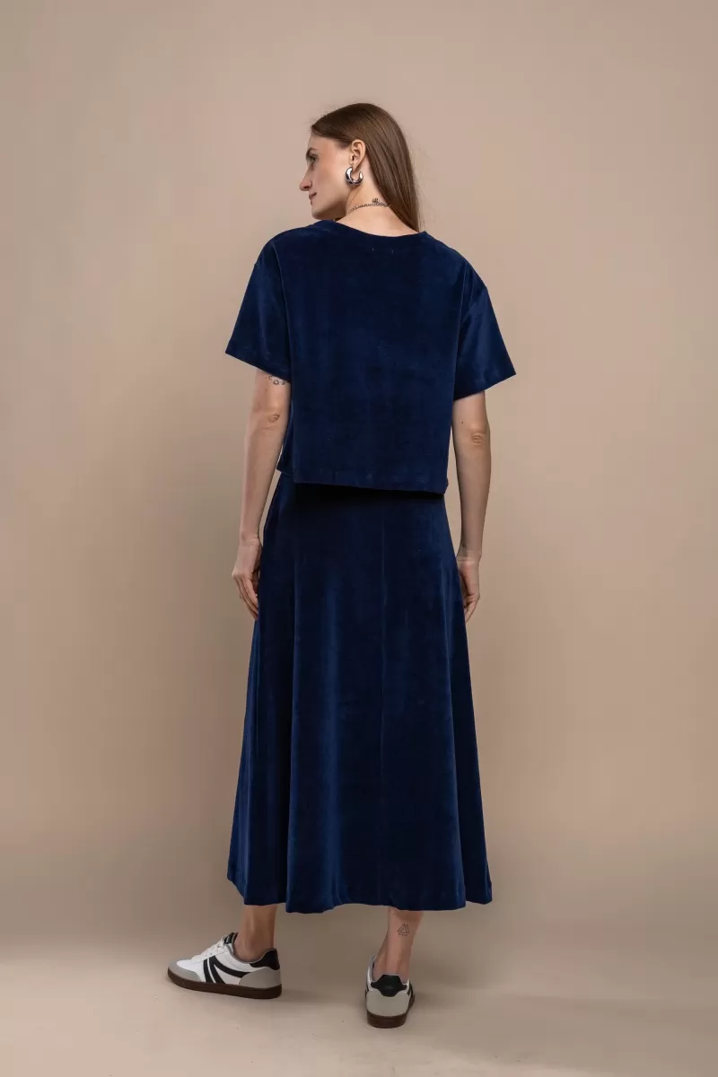 Hidrogênio - NAVY CROPPED T-SHIRT - 20372004 Hidrogênio - NAVY CROPPED T-SHIRT - 20372004