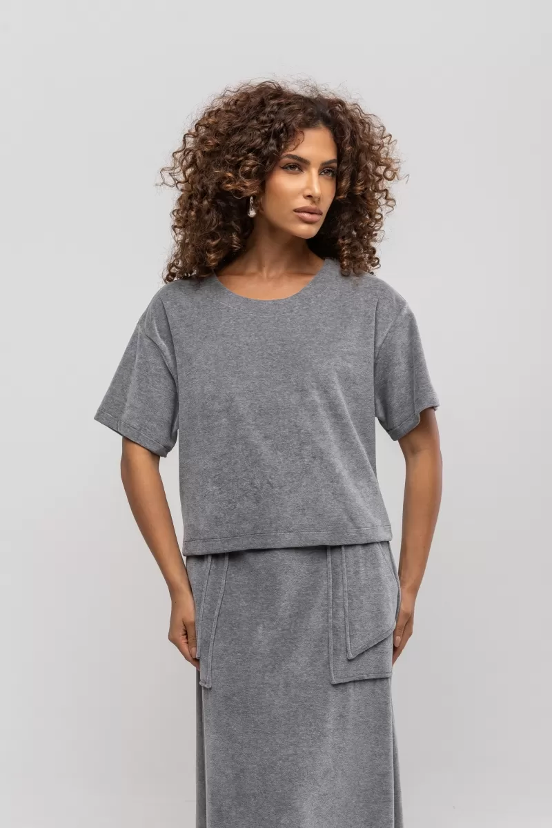 Hidrogênio - MIXED CROPPED T-SHIRT - 20372014 Hidrogênio - MIXED CROPPED T-SHIRT - 20372014