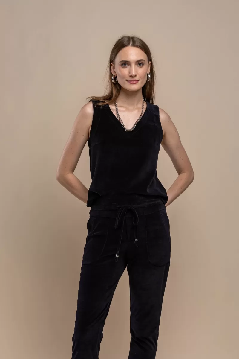 Hidrogênio - BLACK CUT-OUT TANK TOP - 20373001 Hidrogênio - BLACK CUT-OUT TANK TOP - 20373001