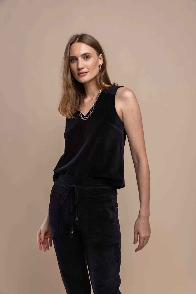 Hidrogênio - BLACK CUT-OUT TANK TOP - 20373001 Hidrogênio - BLACK CUT-OUT TANK TOP - 20373001