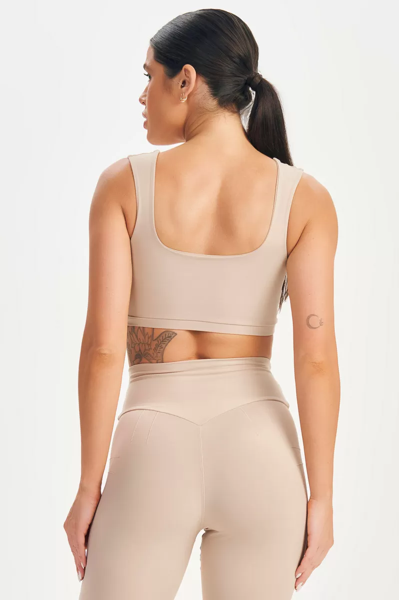 Lets Gym - Stylish Nude Top - 2569ND Lets Gym - Stylish Nude Top - 2569ND