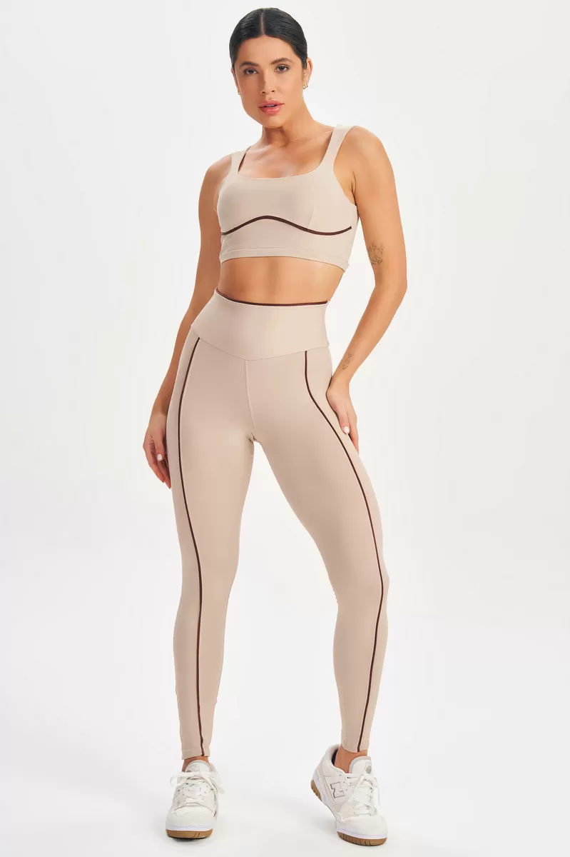 Lets Gym - Stylish Nude Leggings - 2570ND Lets Gym - Stylish Nude Leggings - 2570ND