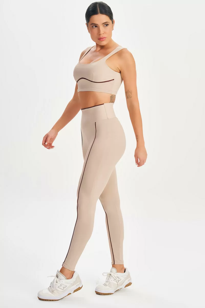 Lets Gym - Stylish Nude Leggings - 2570ND Lets Gym - Stylish Nude Leggings - 2570ND