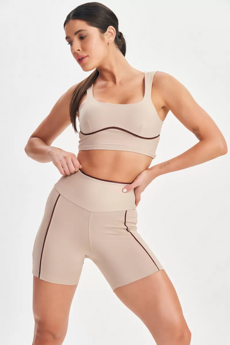 Lets Gym - Stylish Nude Shorts - 2571ND