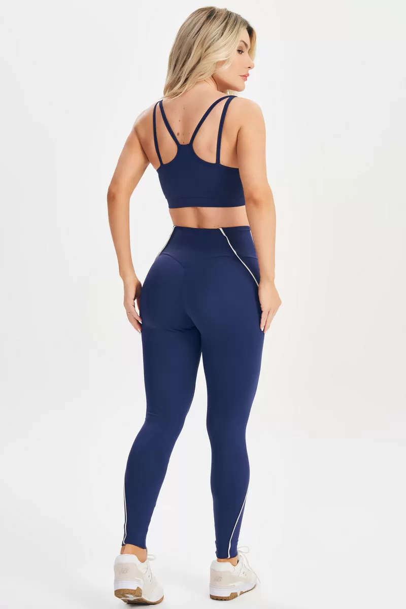 Lets Gym - Lets Basic Navy Blue Top - 2579AZM Lets Gym - Lets Basic Navy Blue Top - 2579AZM