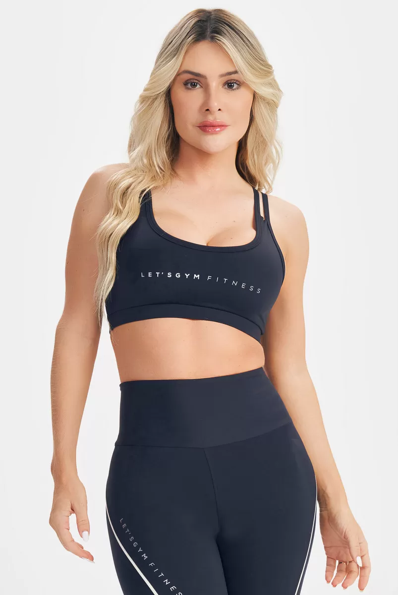 Lets Gym - Lets Basic Black Top - 2579PT