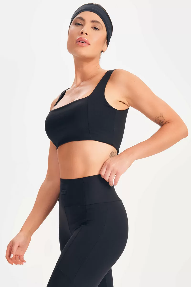 Lets Gym - Black Push Top - 2603PT Lets Gym - Black Push Top - 2603PT