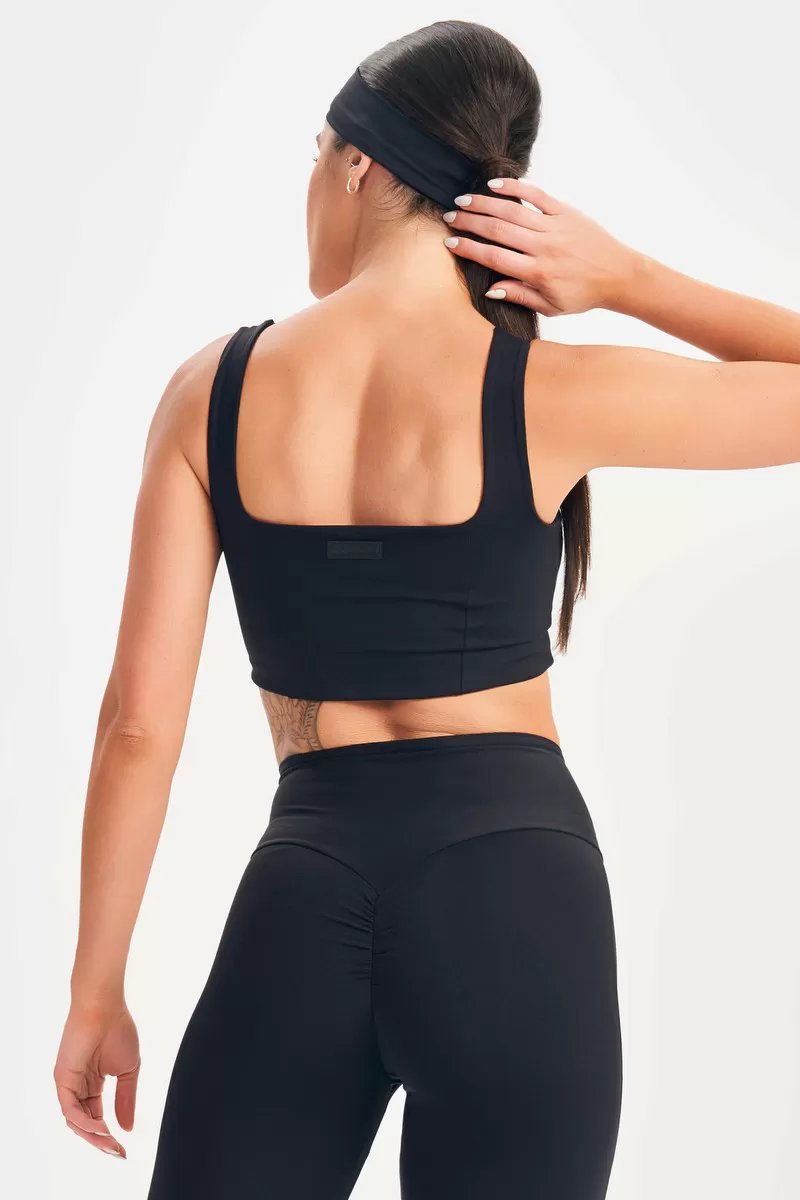 Lets Gym - Black Push Top - 2603PT Lets Gym - Black Push Top - 2603PT
