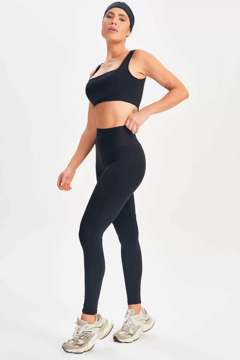 Lets Gym - Black Push Top - 2603PT Lets Gym - Black Push Top - 2603PT