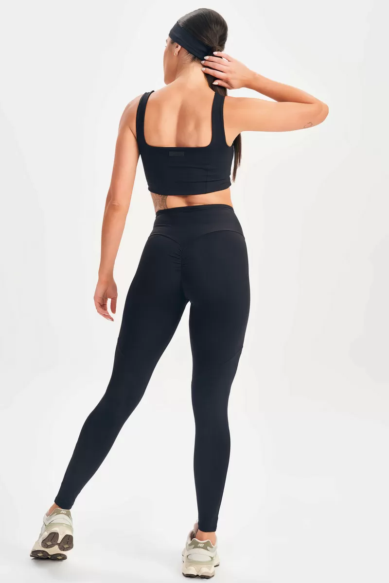 Lets Gym - Black Push Top - 2603PT Lets Gym - Black Push Top - 2603PT