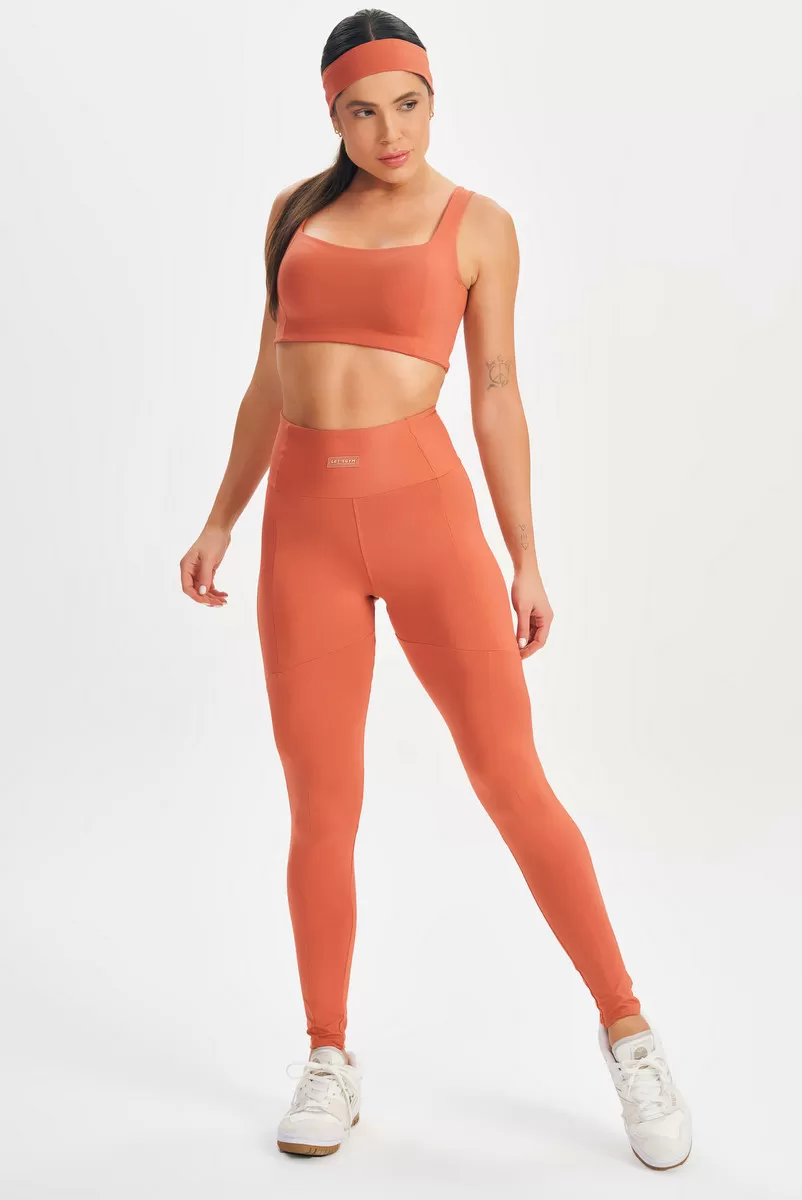 Lets Gym - Terracotta Push Legging - 2604TR