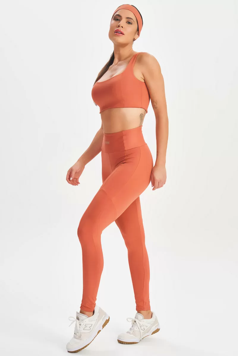 Lets Gym - Terracotta Push Legging - 2604TR Lets Gym - Terracotta Push Legging - 2604TR