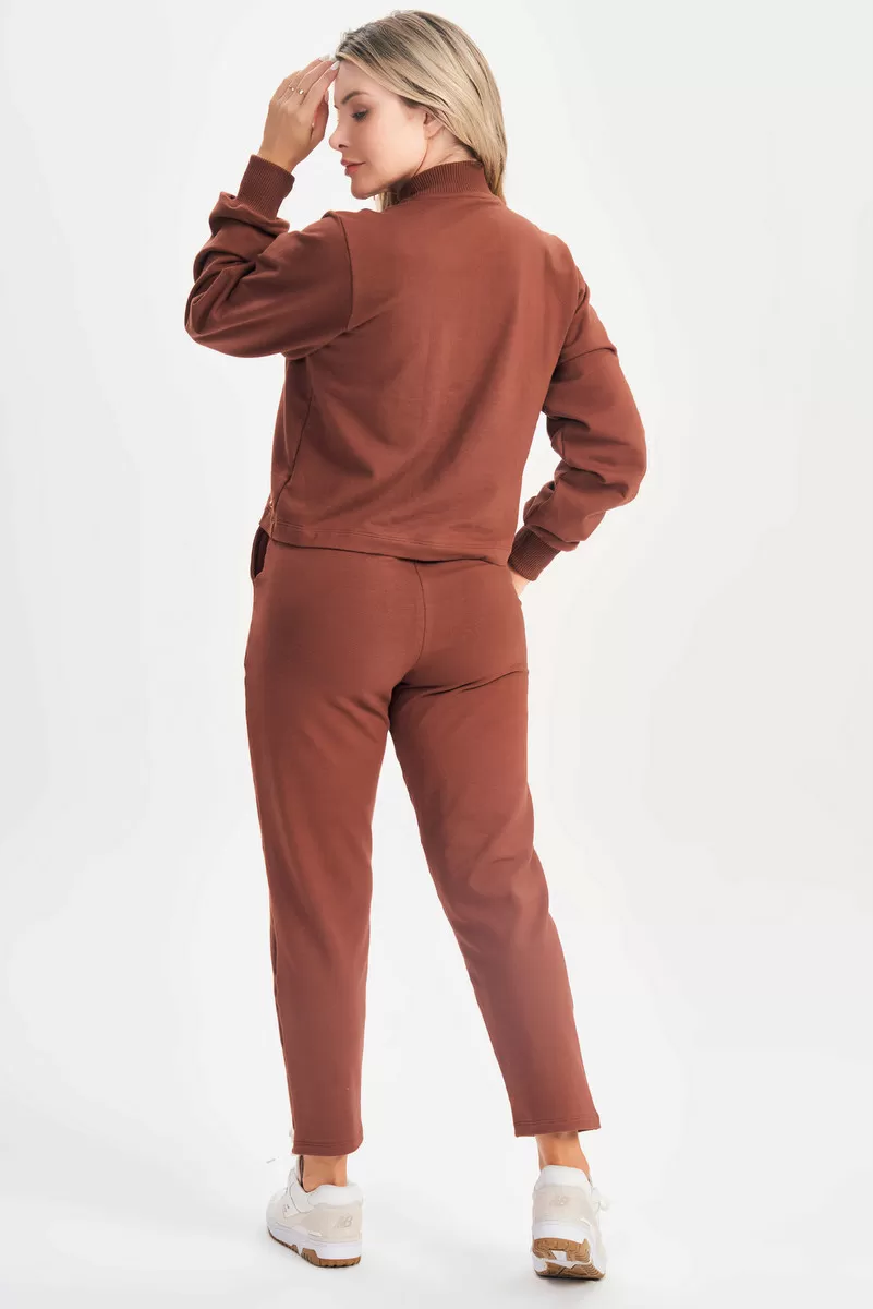 Lets Gym - Brown Core Blouse - 2608MR Lets Gym - Brown Core Blouse - 2608MR