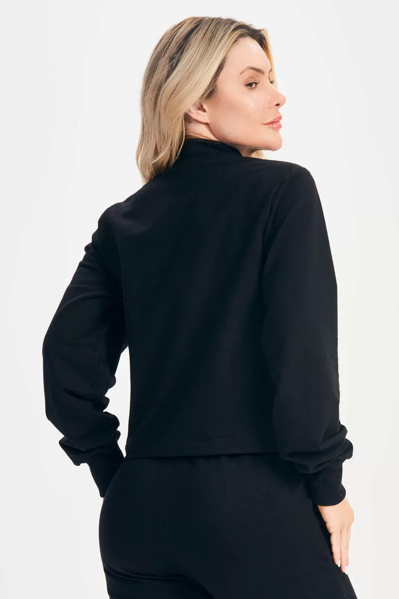 Lets Gym - Black Core Blouse - 2608PT Lets Gym - Black Core Blouse - 2608PT