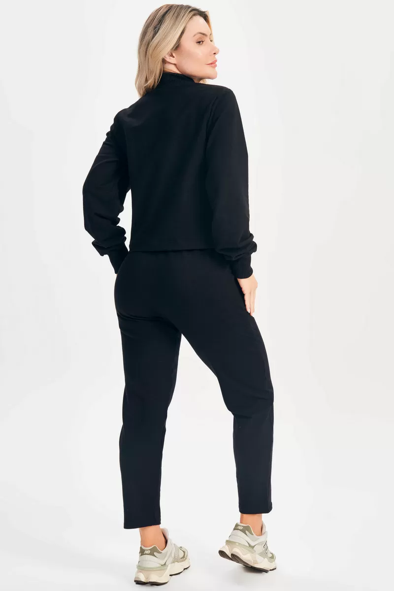 Lets Gym - Black Core Blouse - 2608PT Lets Gym - Black Core Blouse - 2608PT